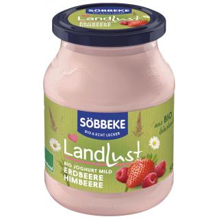 Pur Joghurt Erdbeere-Himbeere, 3,8% (Pfandglas)