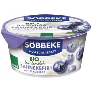 Weidemilch Sahnekefir mild auf Blaubeere, 10%