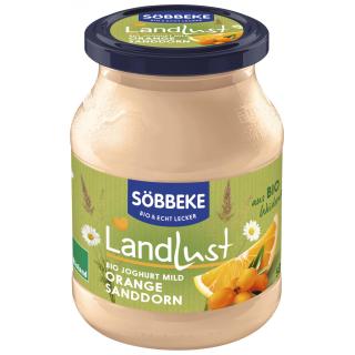 Joghurt mild Sanddorn-Orange, 3,8% (Pfandglas)
