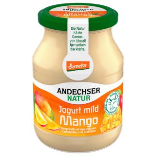 Joghurt mild Mango, 3,8%, Demeter (Pfandglas)