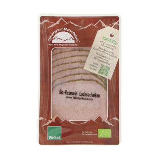 Rosmarin-Lachsschinken geschnitten