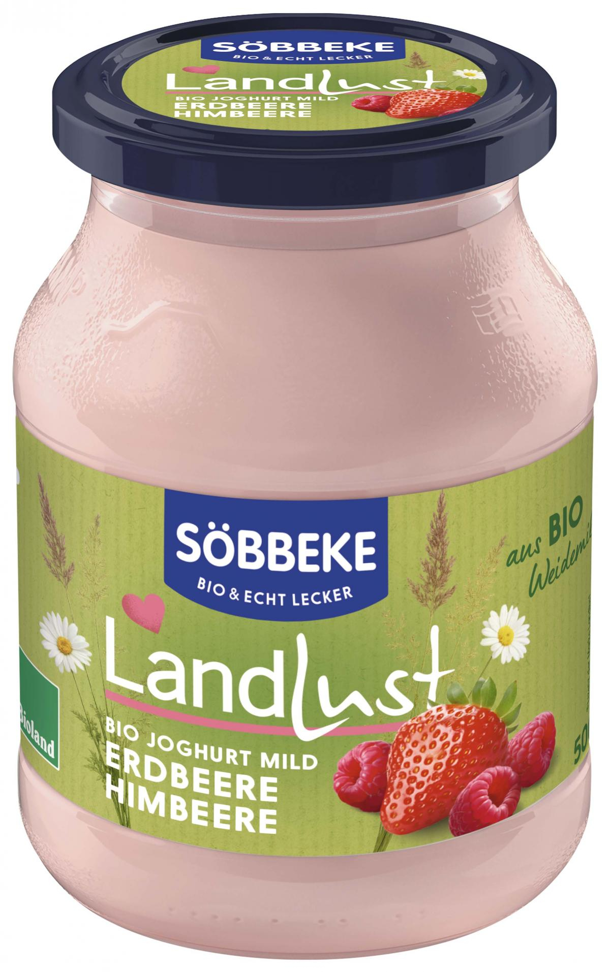 Pur Joghurt Erdbeere-Himbeere, 3,8% (Pfandglas)