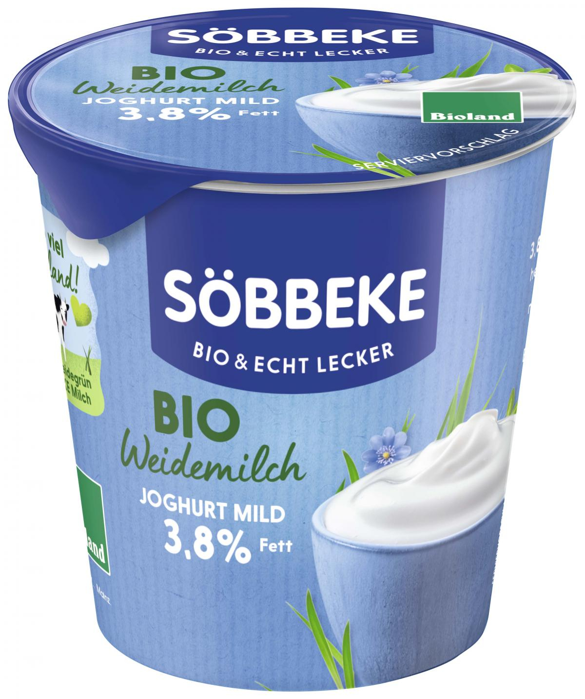 Joghurt mild Natur, 3,8% (Becher)