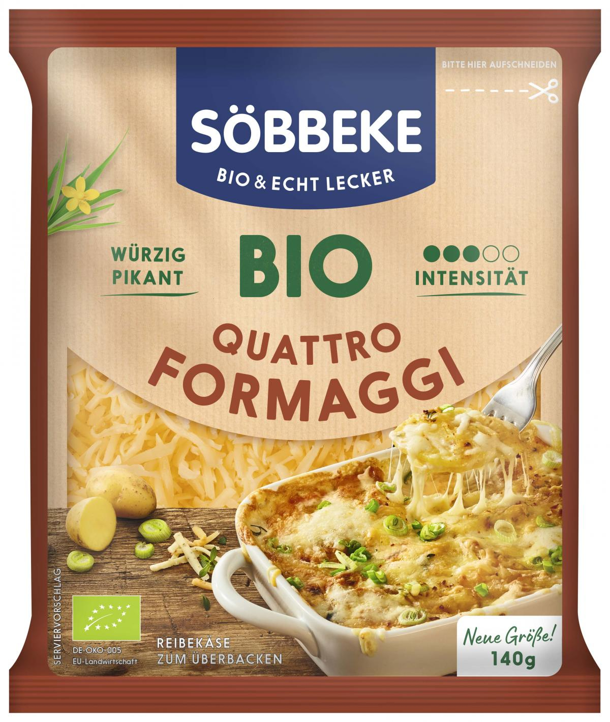 Reibekäse Quattro Formaggi 50%