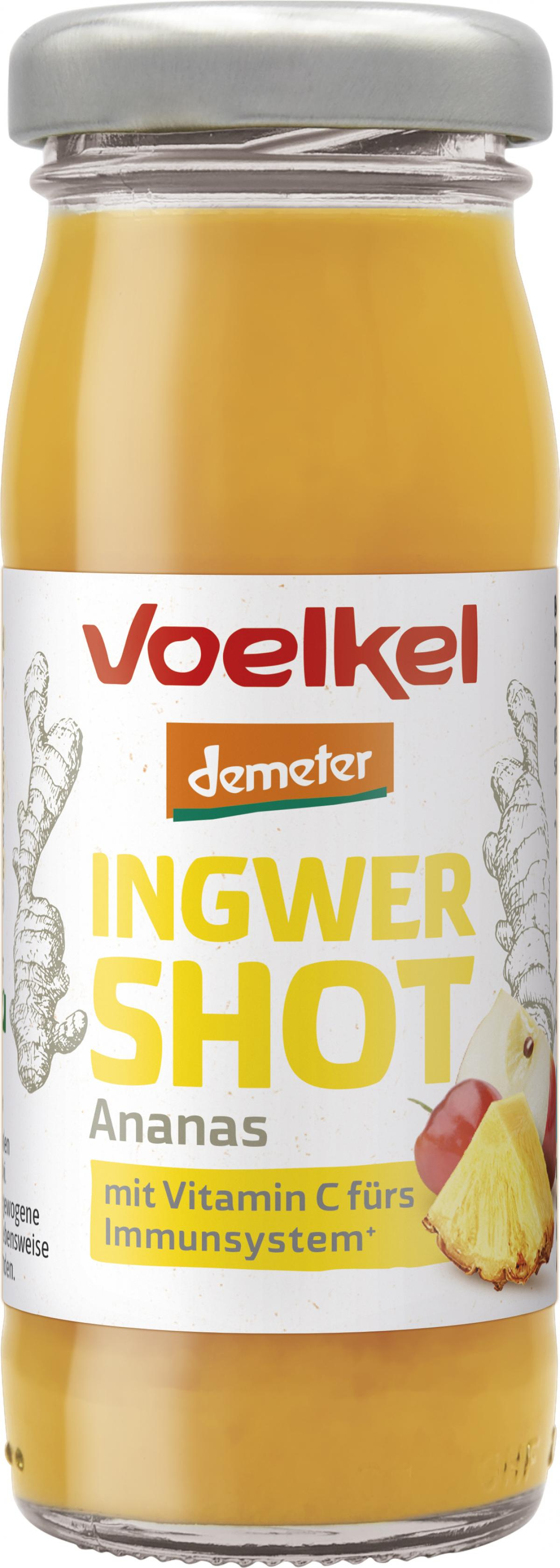 Shot Ingwer & Ananas DEMETER kühlfrisch
