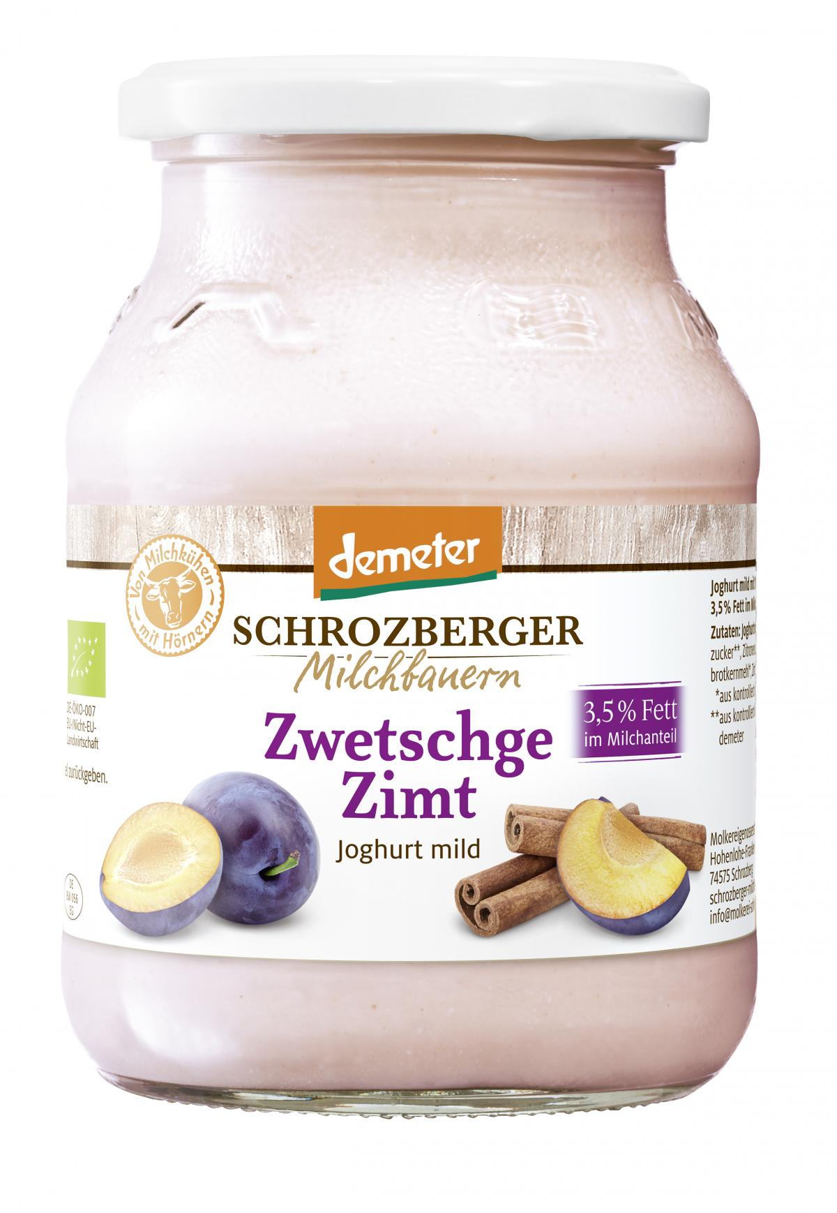 Winterjoghurt Zwetschge-Zimt DEMETER