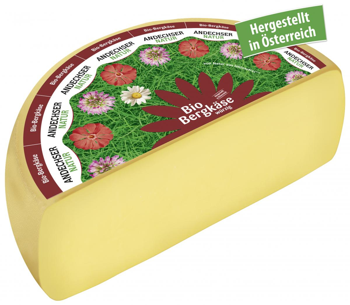 Bergkäse, 50%, laktosefrei (Laib)