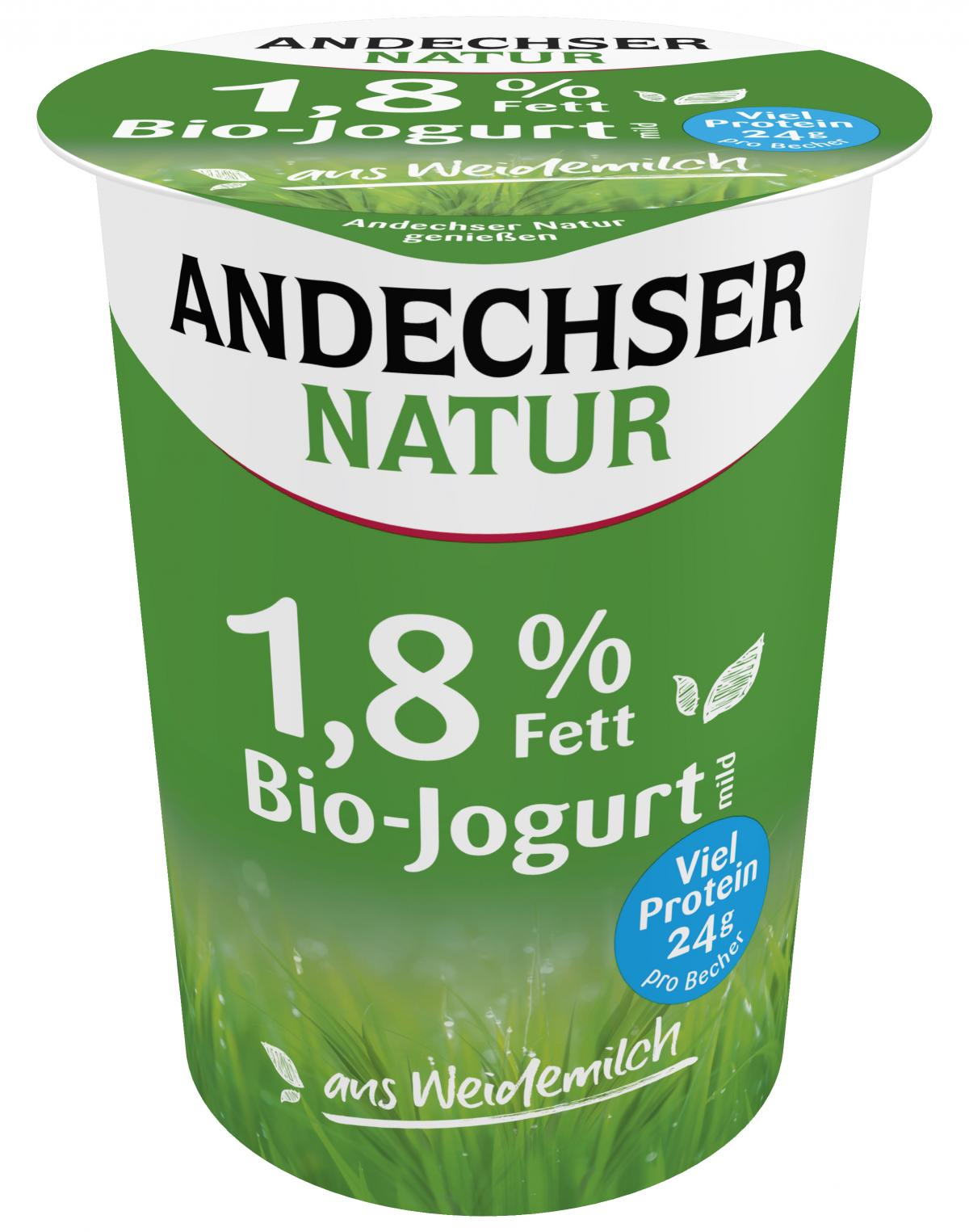 Fettarmer Joghurt mild Natur, 1,8% (gr. Becher)