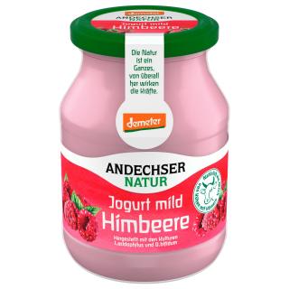 Joghurt mild Himbeere, 3,8%, Demeter (Pfandglas)